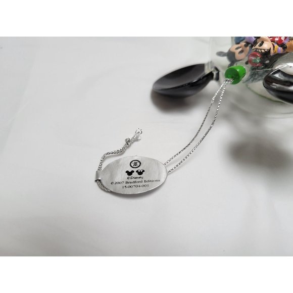 Mickey Mouse Snow Globe Ornament SNOWBODY WARMS MY HEART Bradford #A1129 COA - Picture 6 of 9